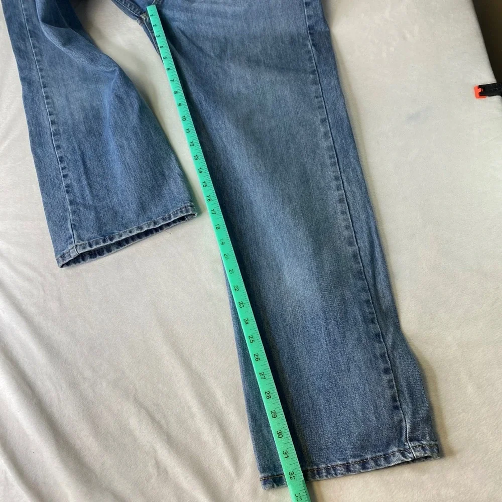 Levis 569 Jeans Mens 36x32 (Fits) Blue Baggy Loose Relaxed Whiskering Skater